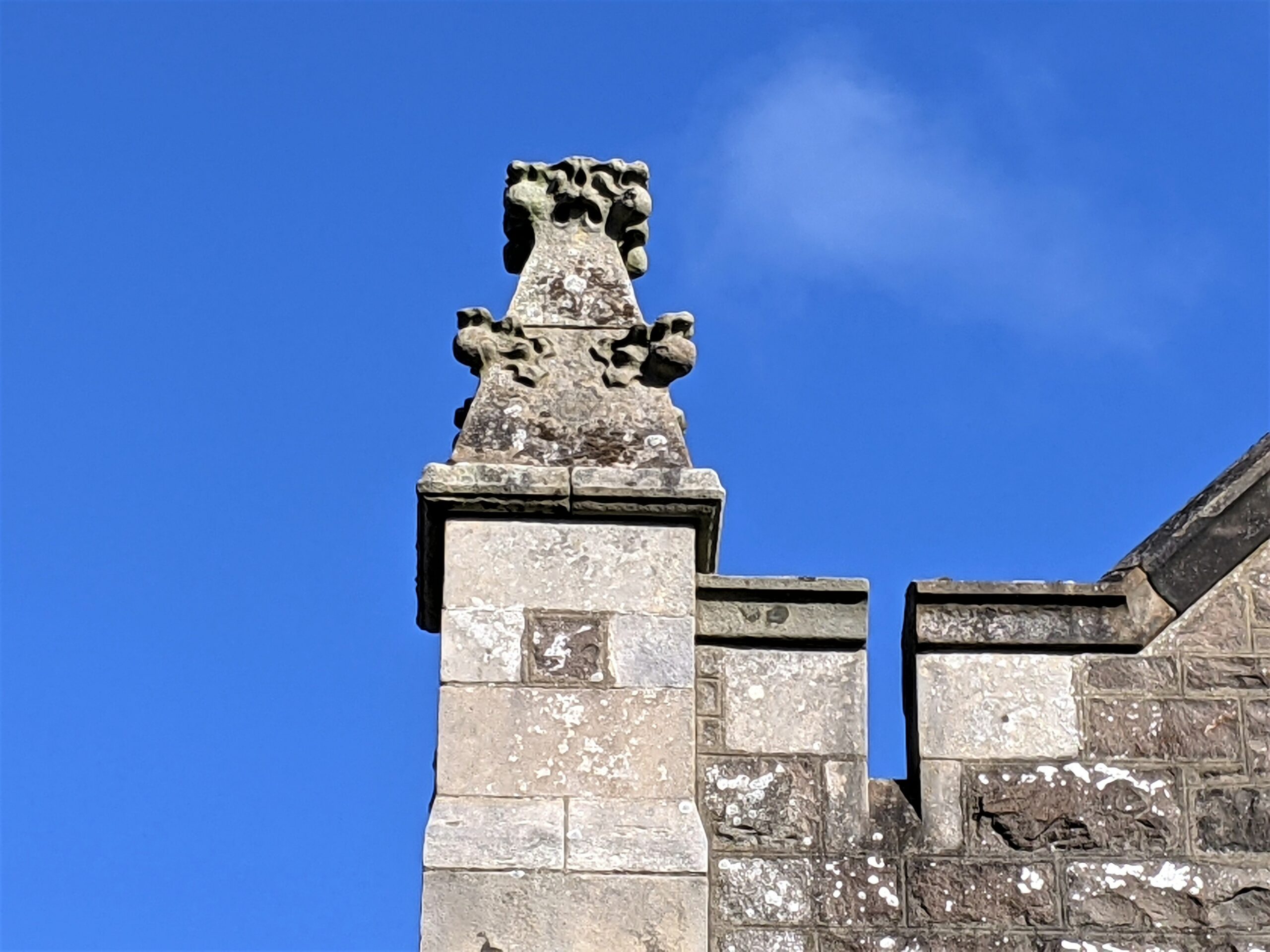 Decorative finial, Newburgh Parish Church. (Credit: B. Rhodes / University of St Andrews)