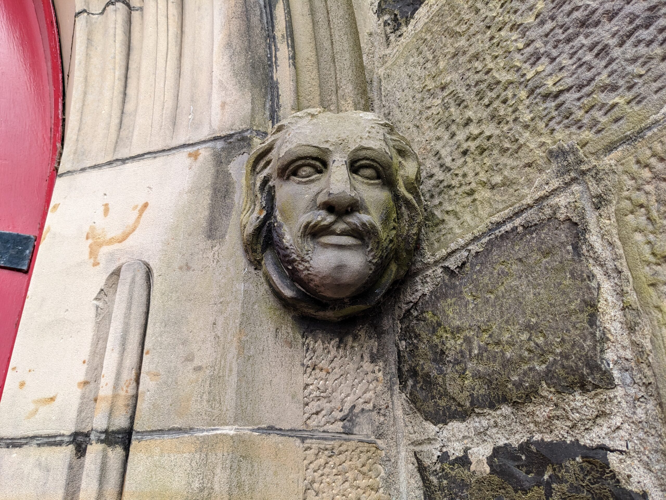 Carving at St Thomas’ Church, Newport-on-Tay. (Credit: B. Rhodes / University of St Andrews)