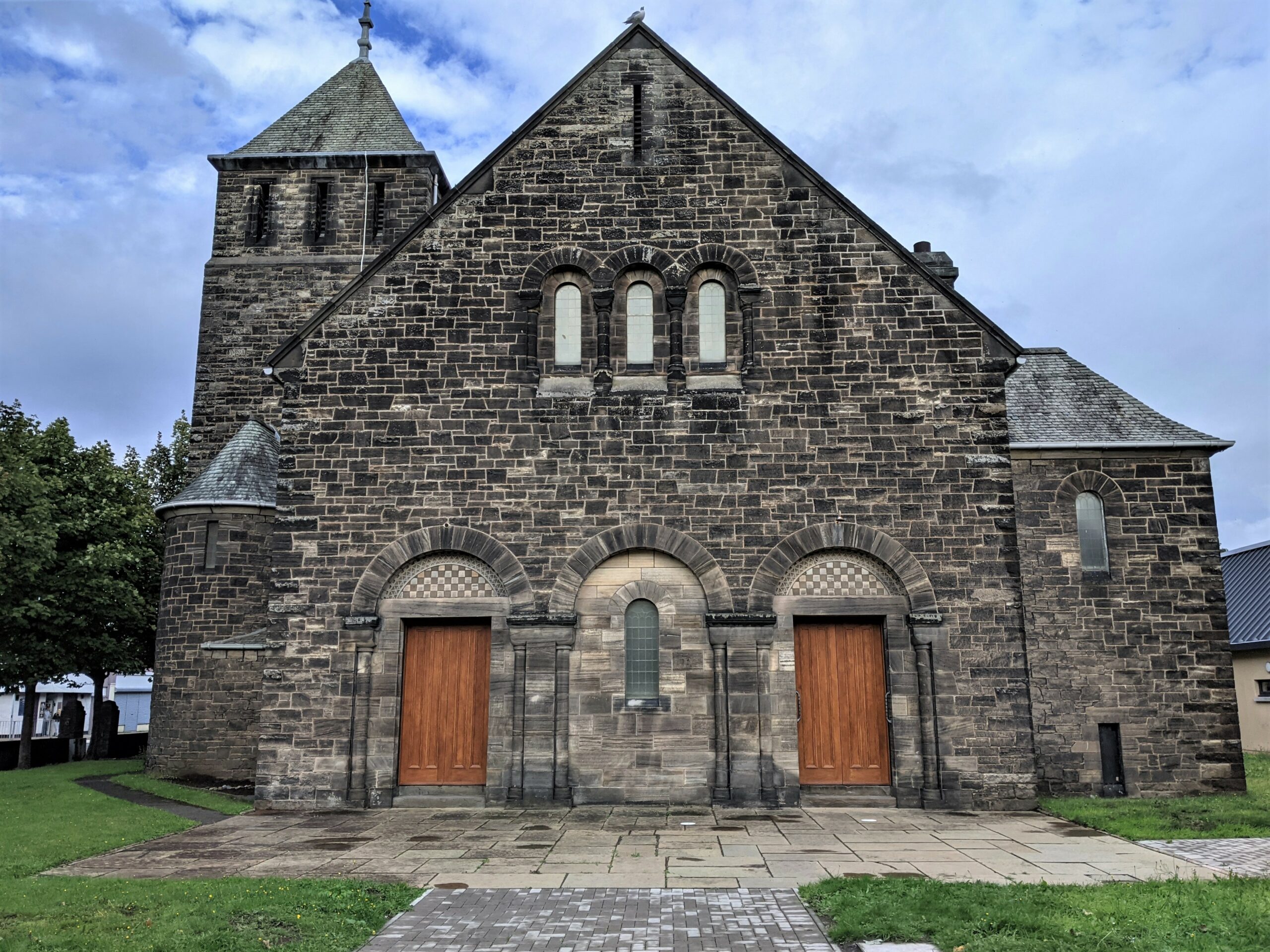 Wellesley Parish Church, Methil. (Credit: B. Rhodes / University of St Andrews)