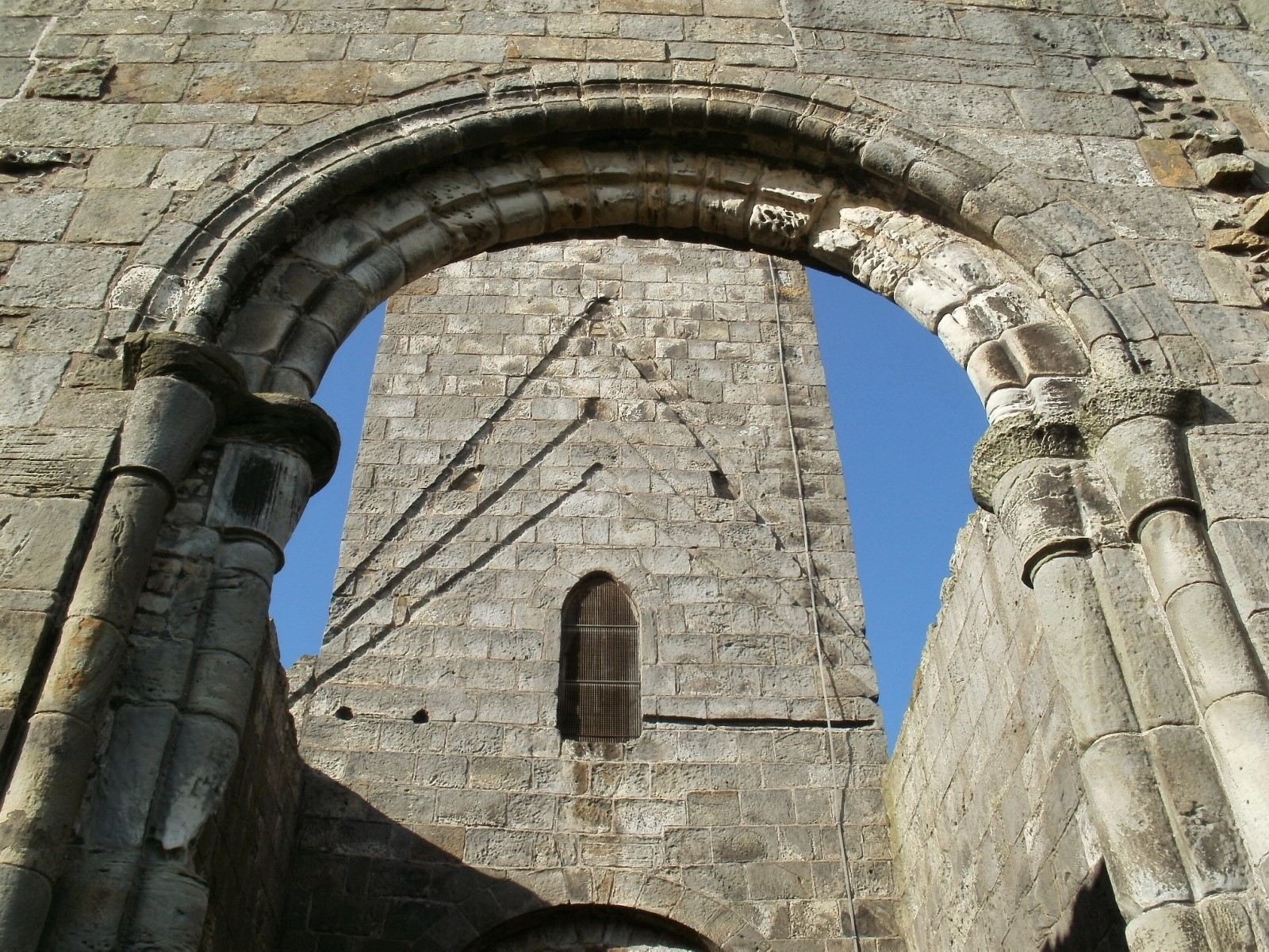 St Rule’s Church, St Andrews. The Romanesque church of St Rule was abandoned at the Reformation. (Credit: B. Rhodes / University of St Andrews)